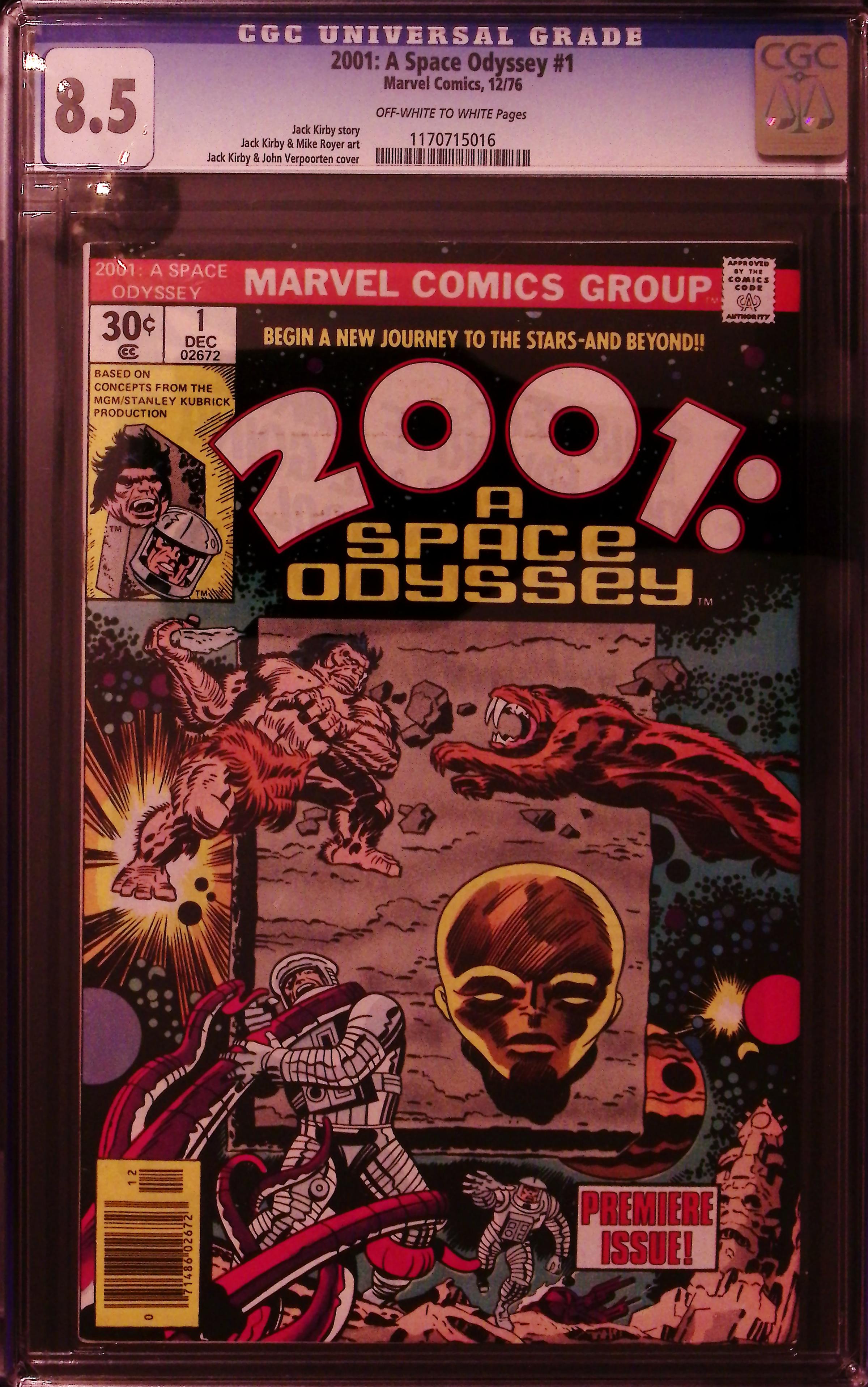 2001: A Space Odyssey #1 CGC 8.5 (Off-White to White Pages)