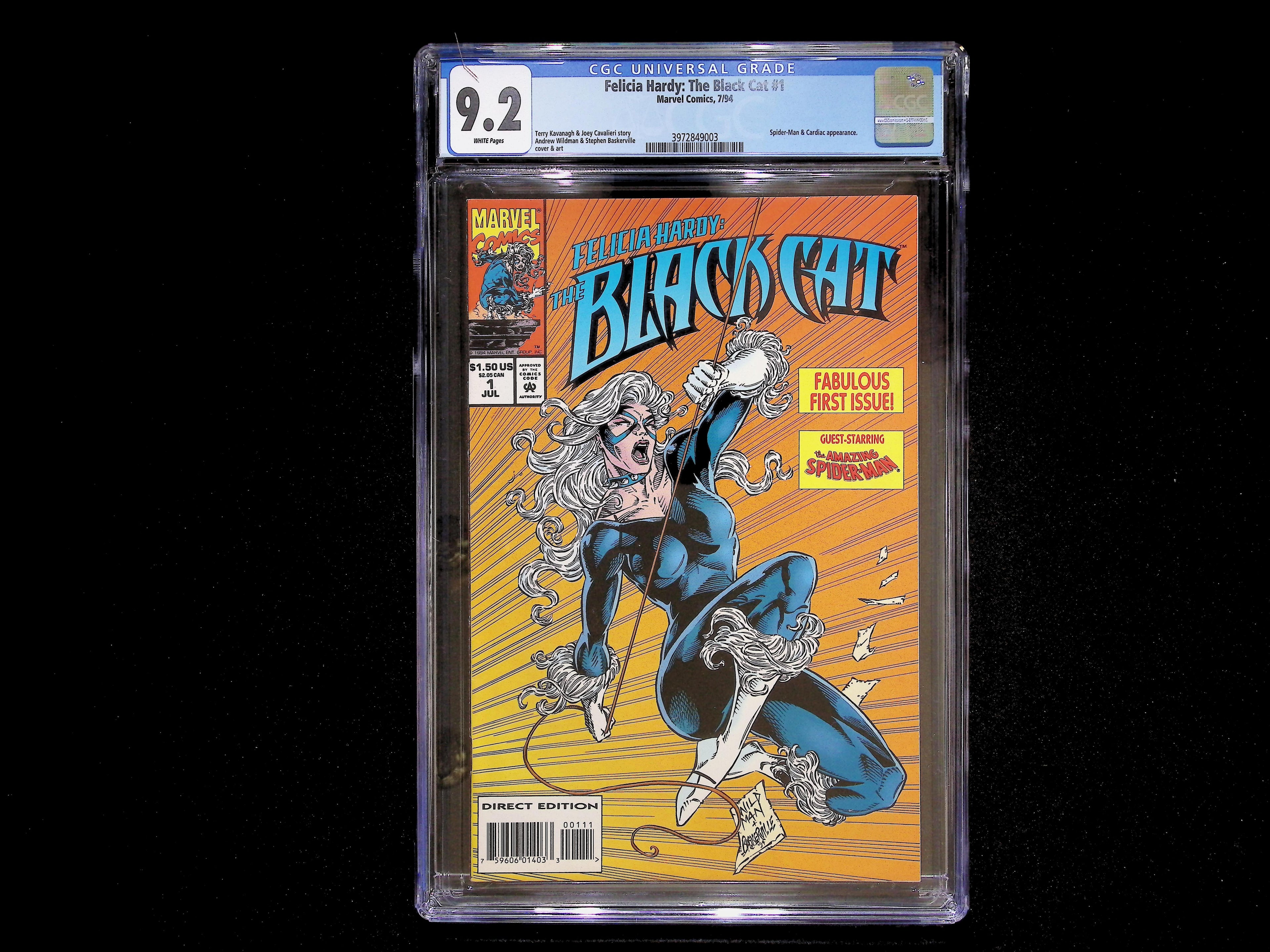 The Black Cat #1 First Issue CGC 9.2 - July 1994