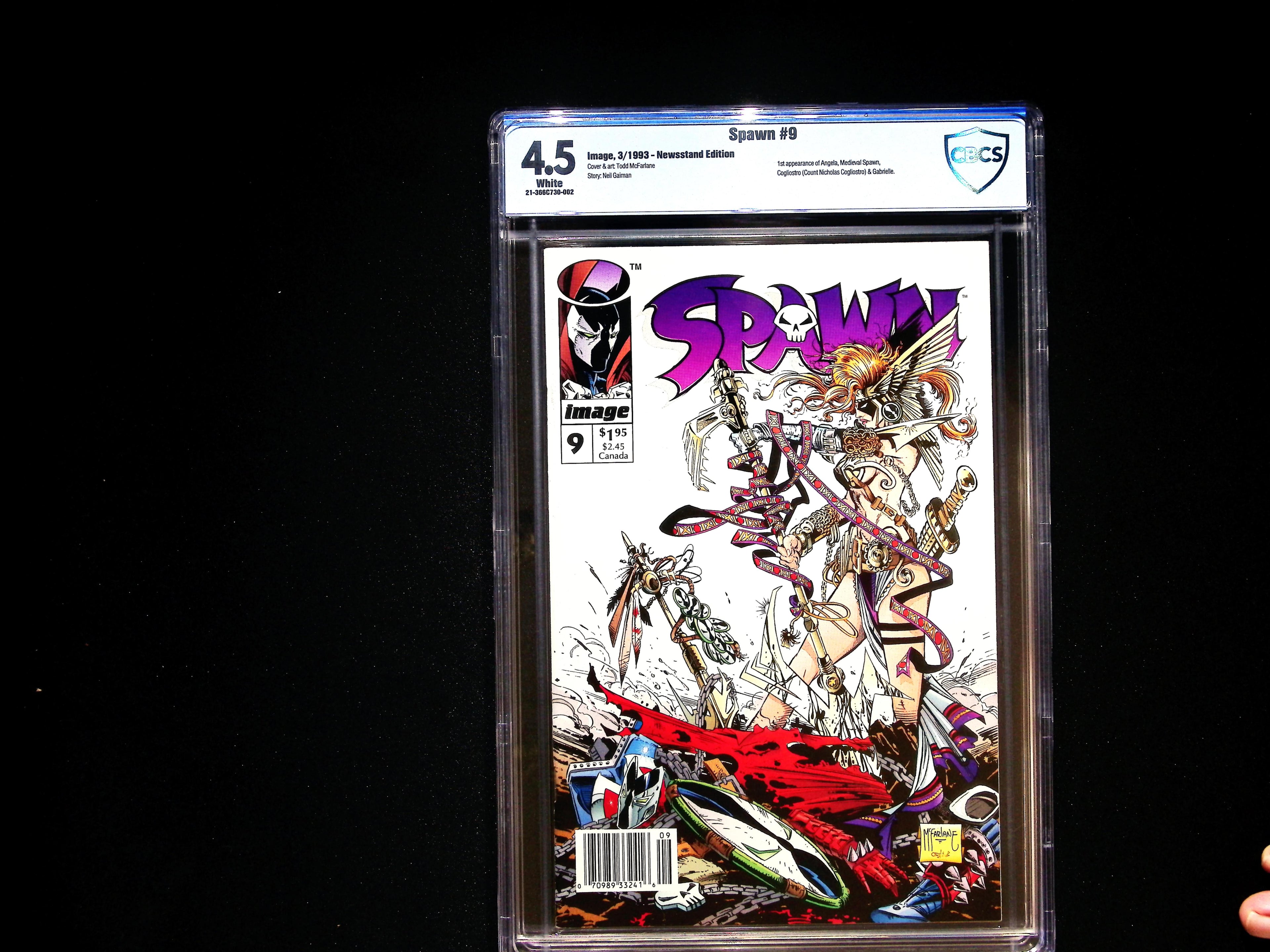 SPAWN #9 White Pages CBCS 4.5