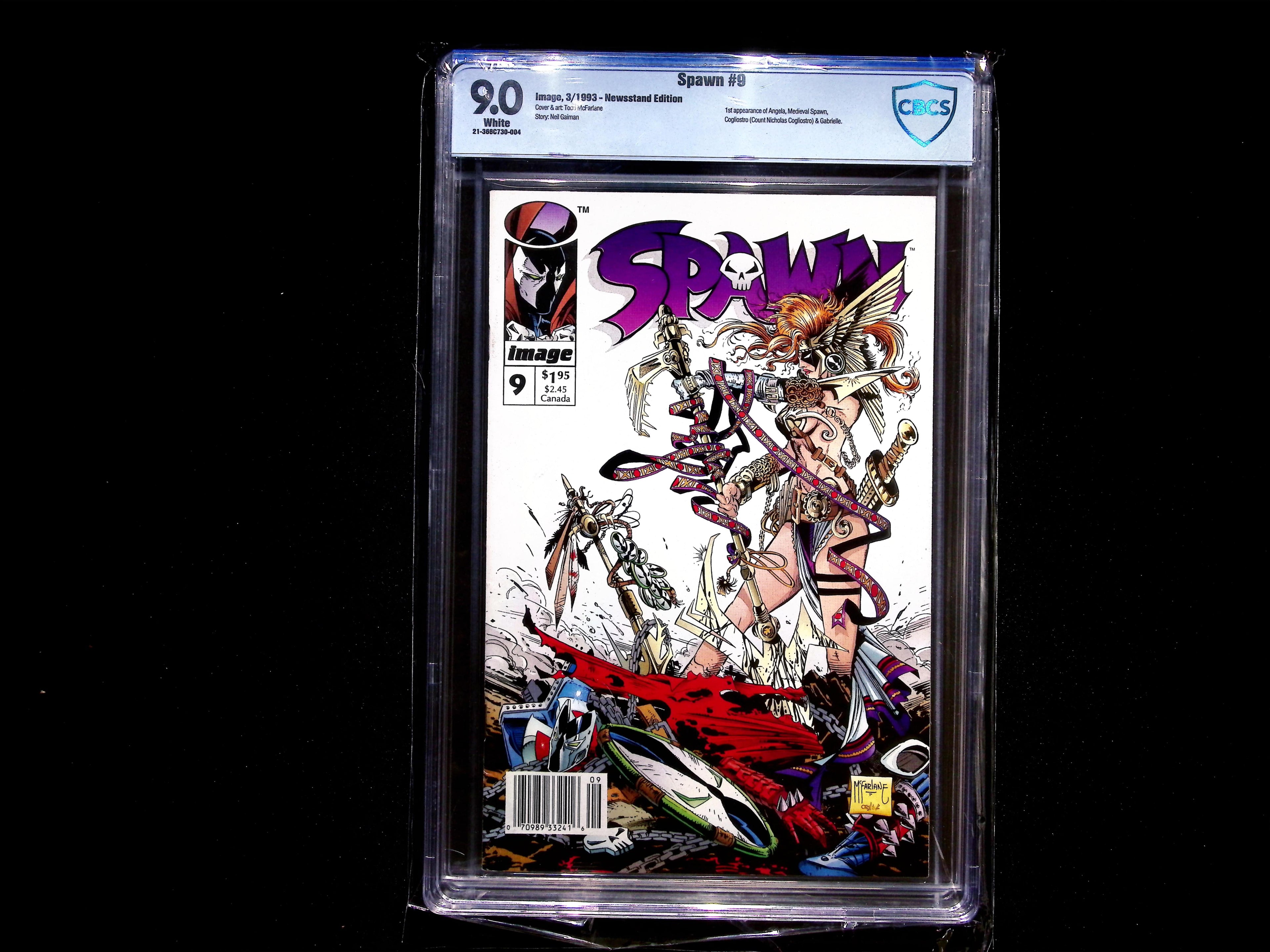 SPAWN #9 White pages CBCS 9.0