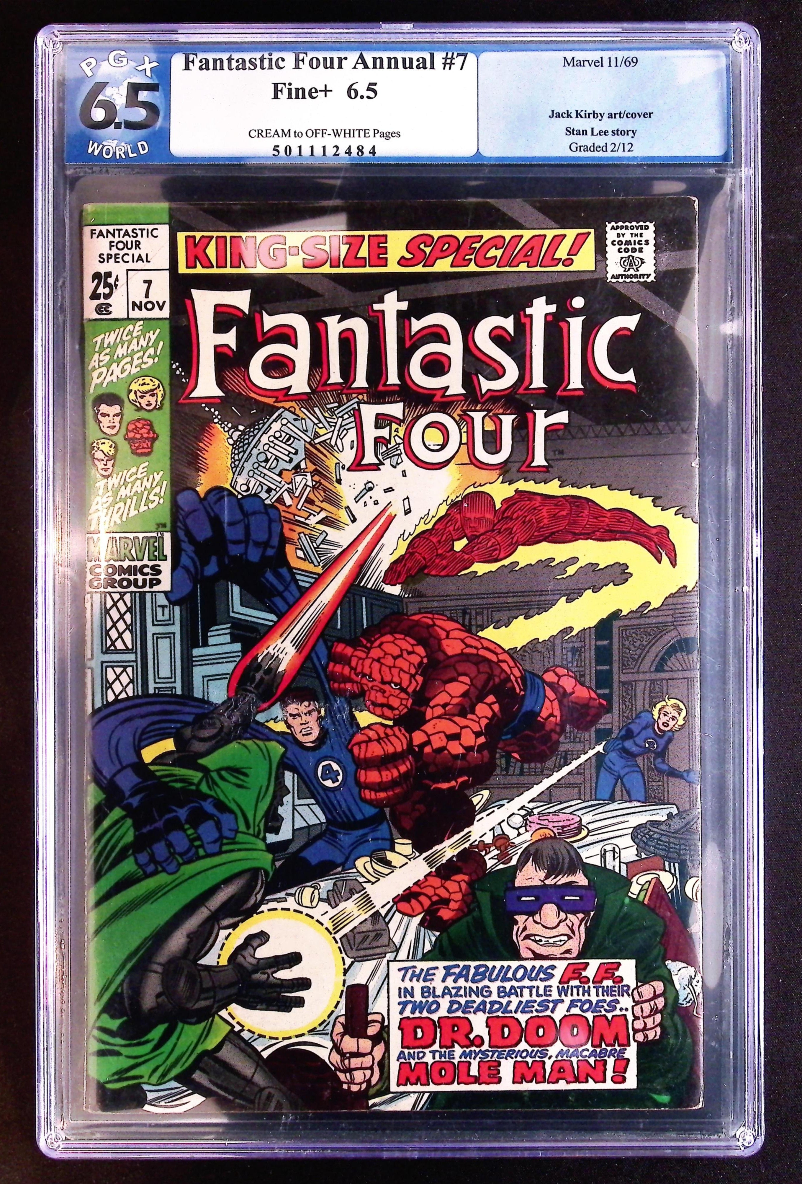 Fantastic Four Annual #7 PGX 6.5 Cream To Off White Pages