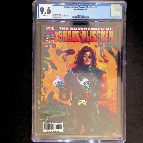 Adventures of Snake Plissken #1 CGC 9.6 White Pages - First Issue