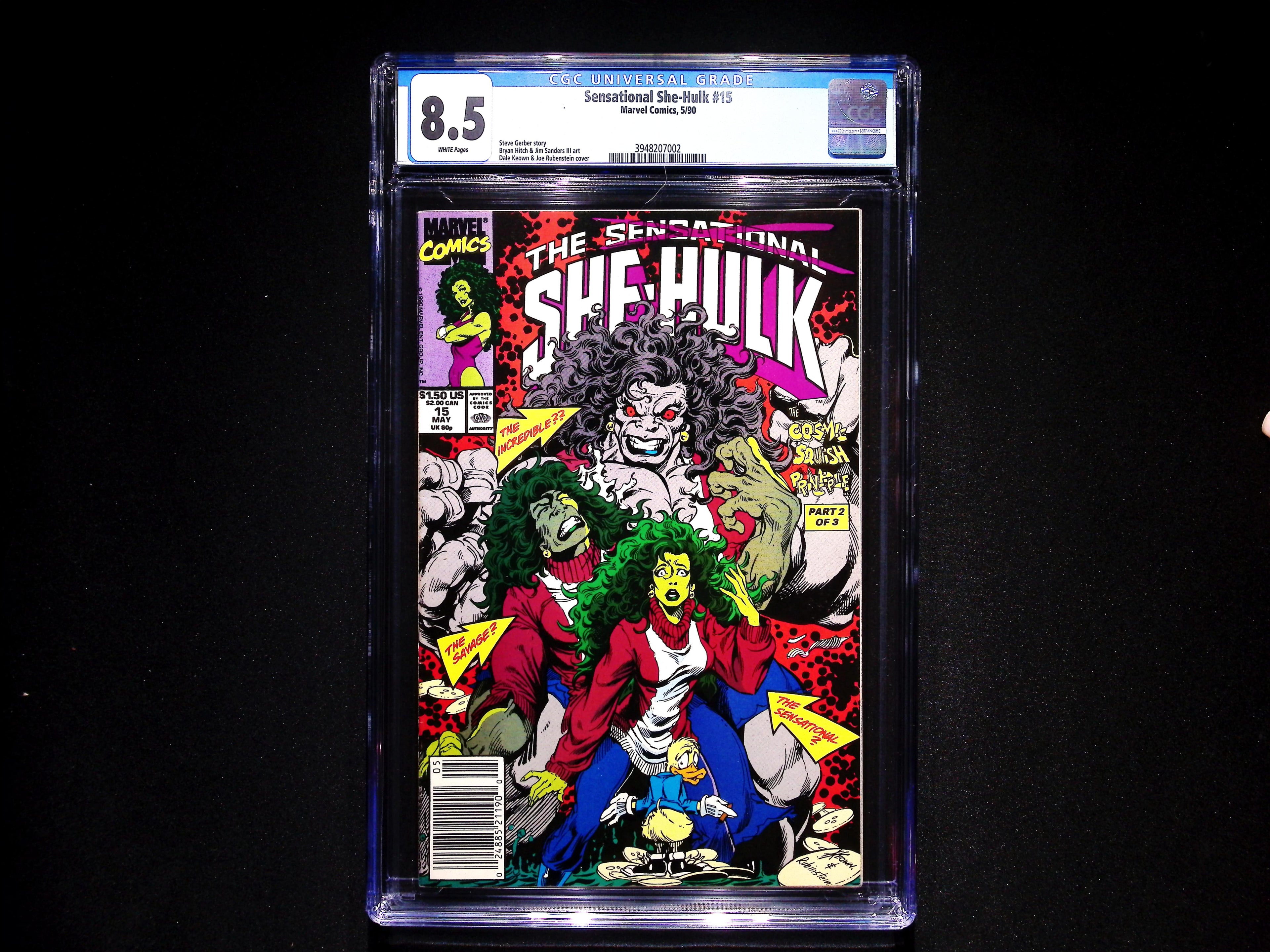 Sensational She-Hulk #15 CGC 8.5 White Pages