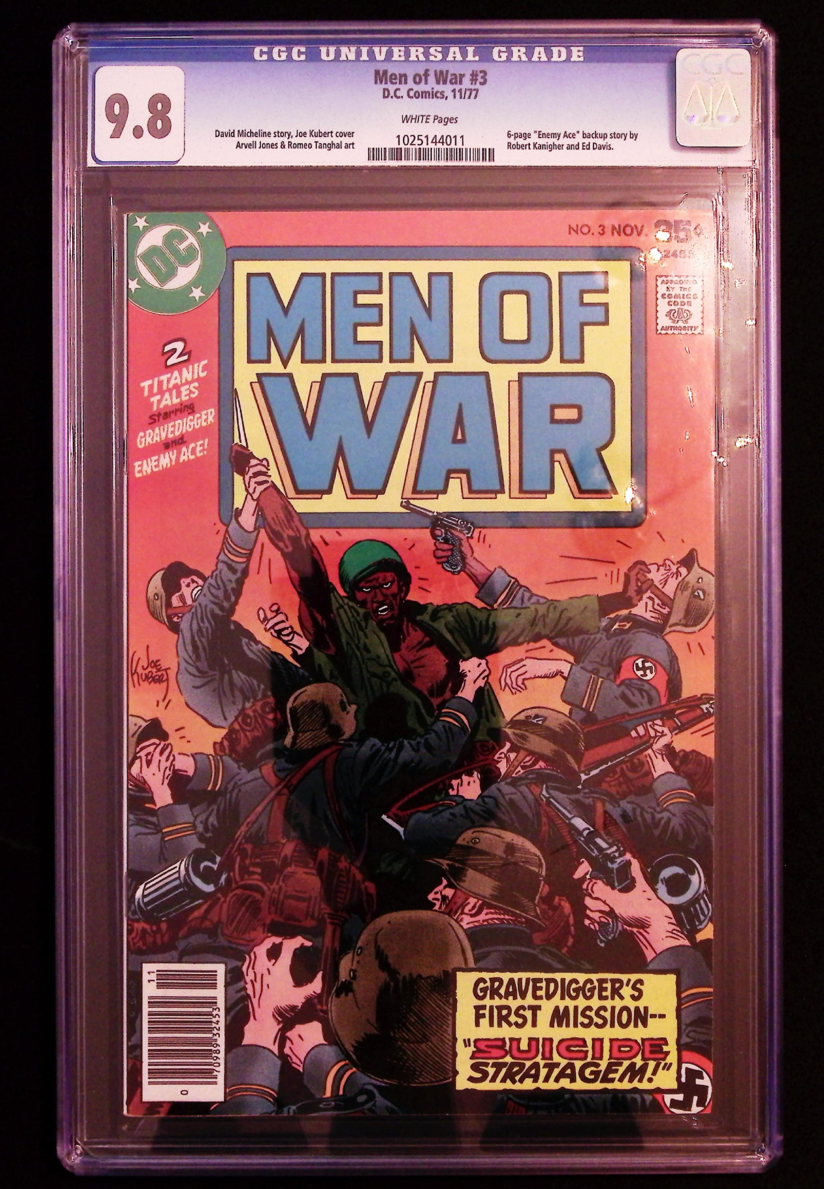 Men Of War #3 CGC 9.8 White Pages