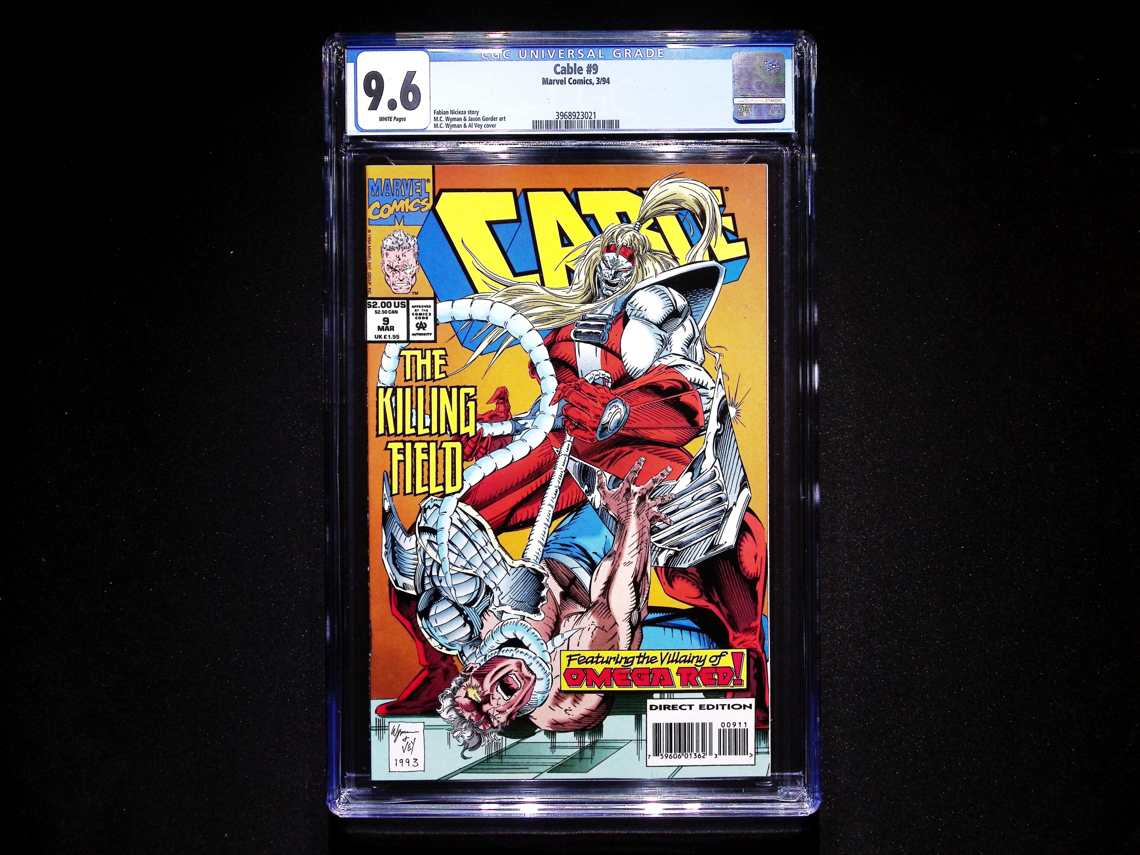 CABLE # 9 White Pages CGC 9.6