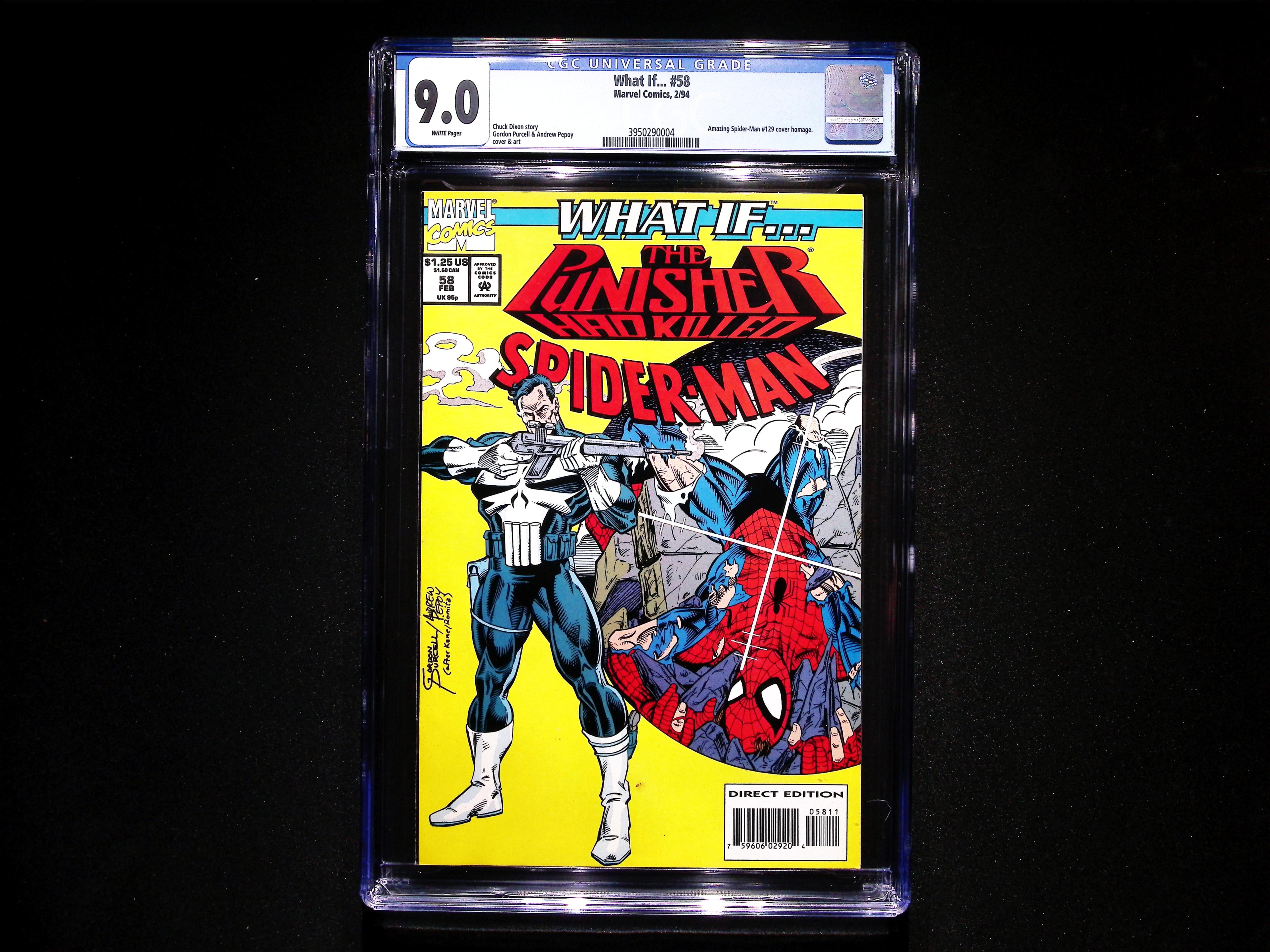 What If The Punisher Had Killed Spider-Man #58 CGC 9.0 White Pages
