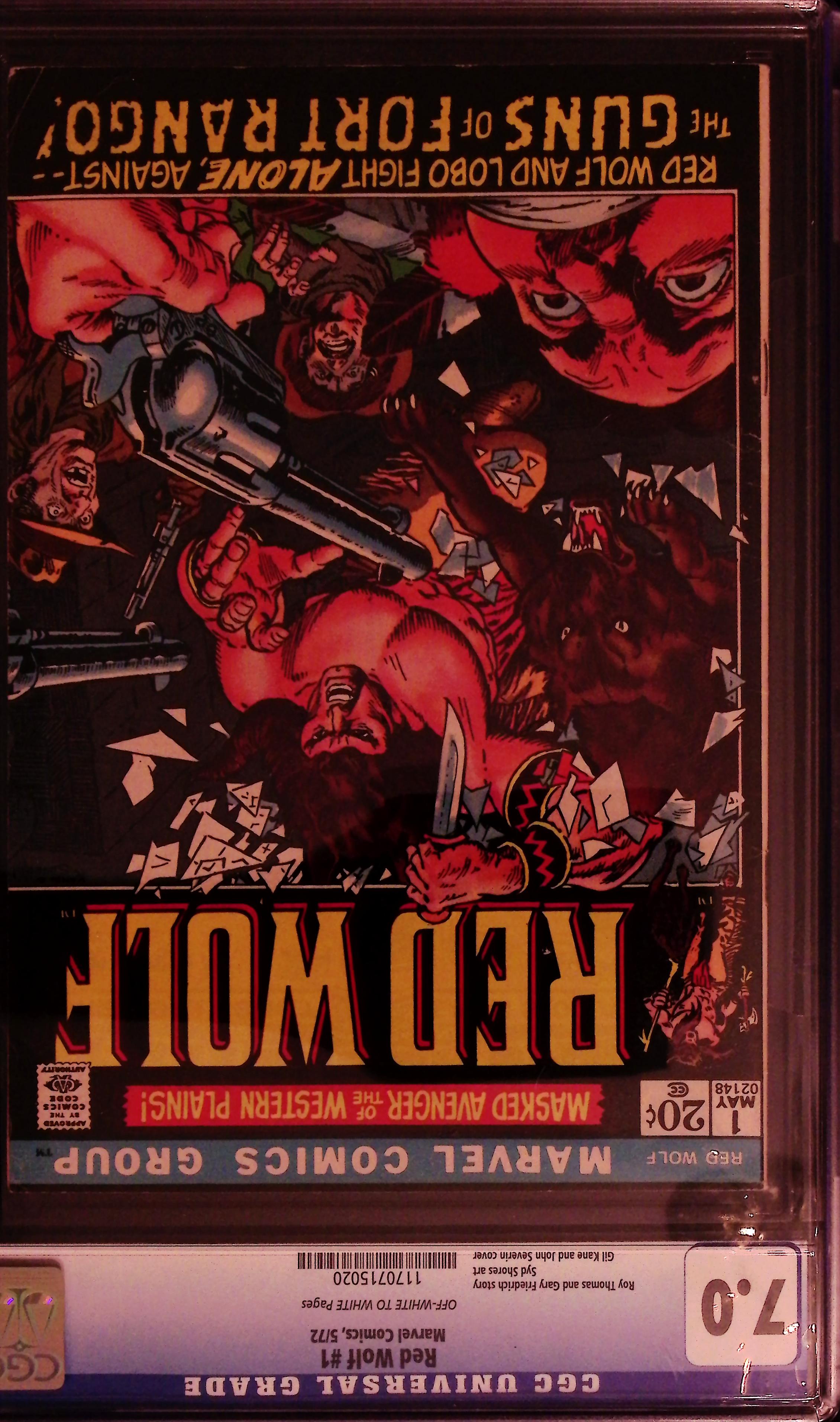 Red Wolf #1 CGC 7.0 Off White To White Pages