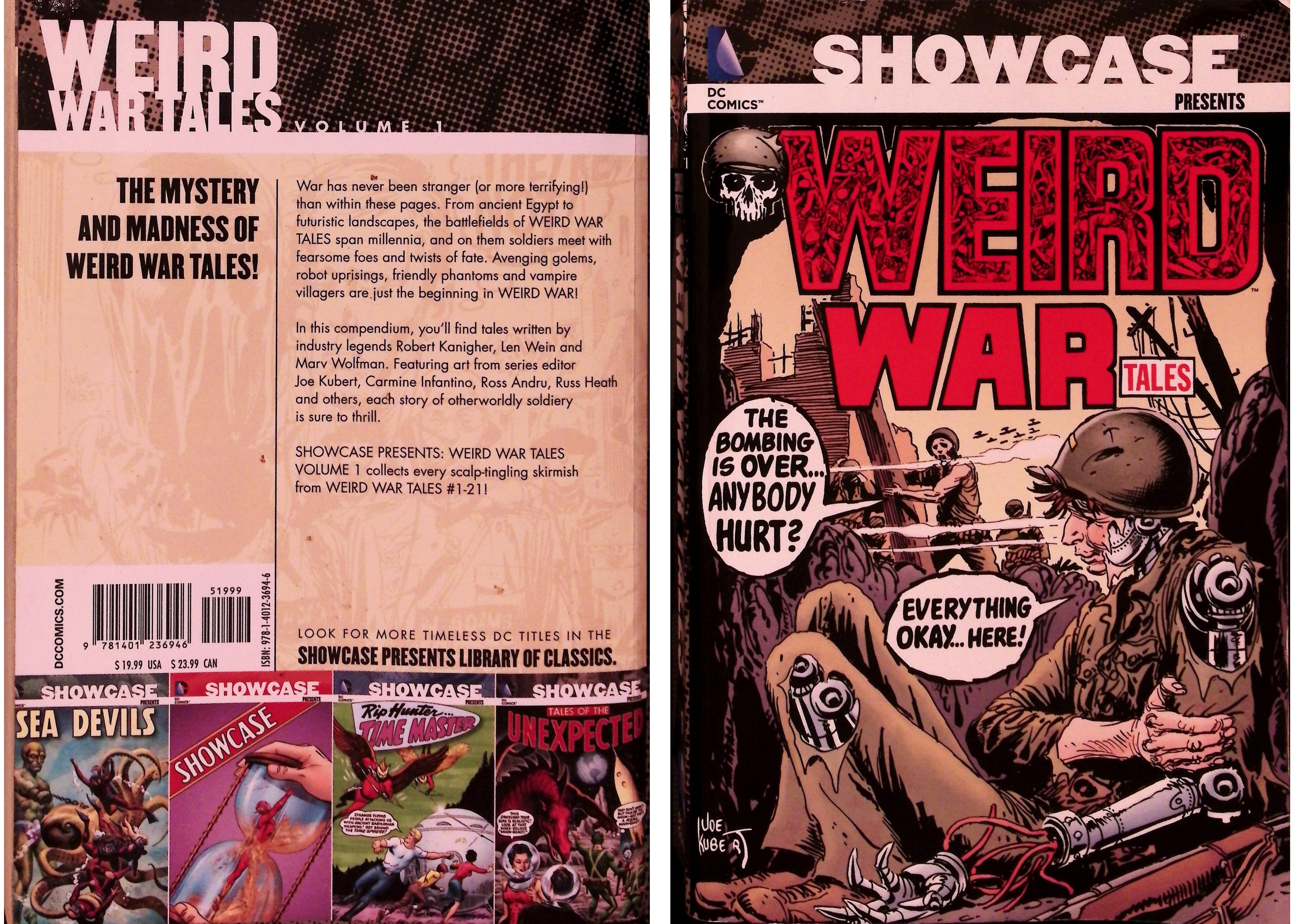 DC Showcase Presents WEIRD WAR TALES Vol 1 - Very Good Condition