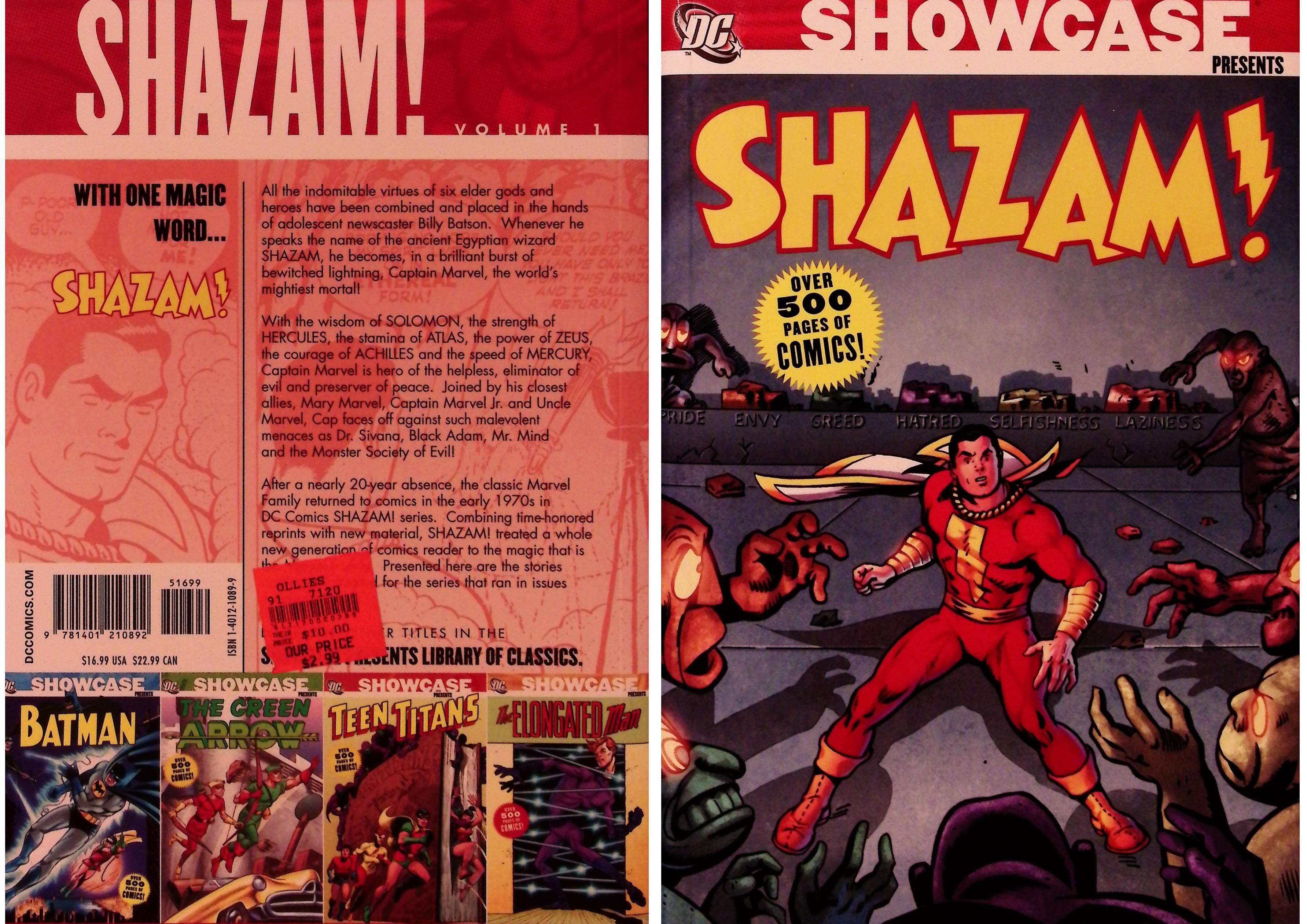 DC Showcase Presents SHAZAM! Vol 1 - Excellent Condition