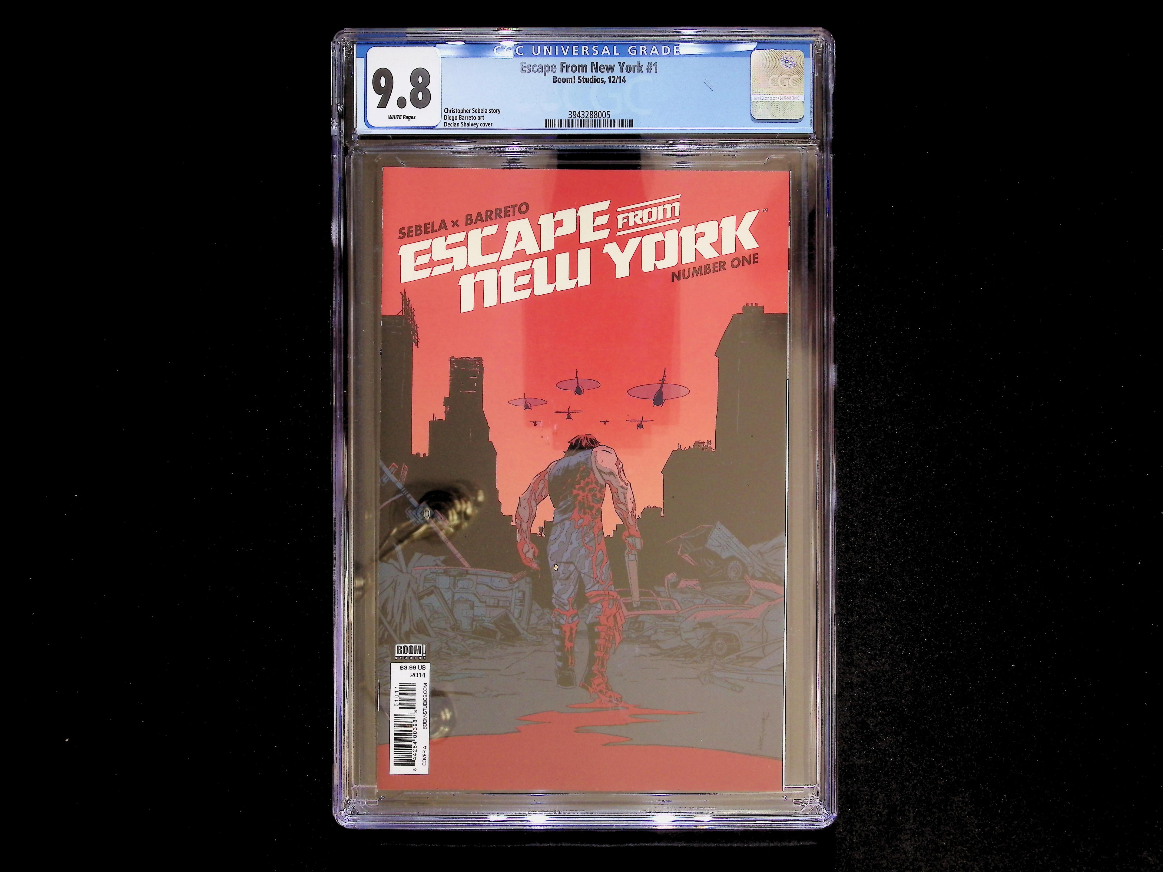 Escape From New York #1 White Pages CGC 9.8
