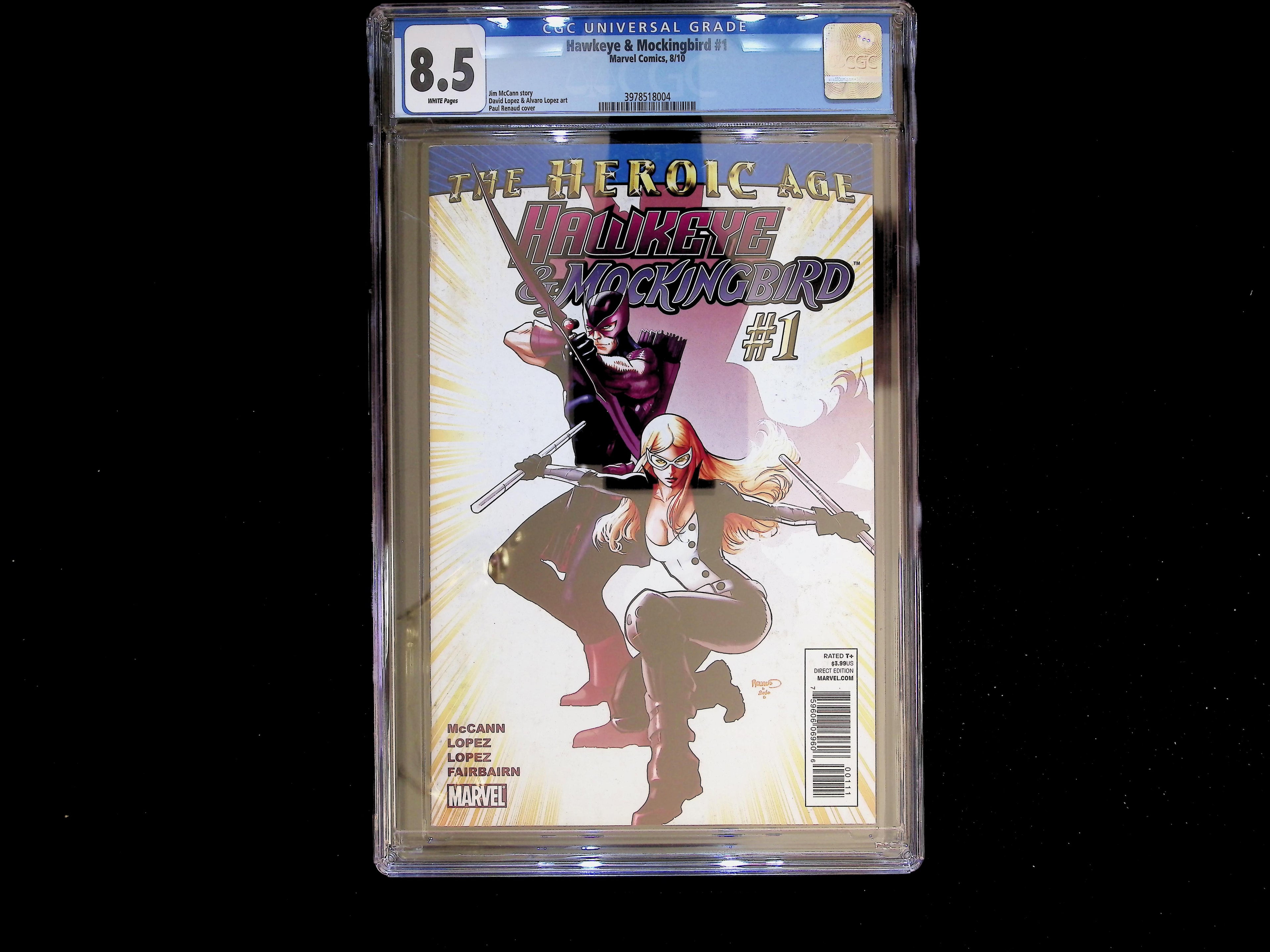 Hawkeye and Mockingbird #1 CGC 8.5 White Pages